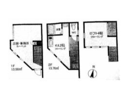岩本町3丁目ビル 1棟 間取り図