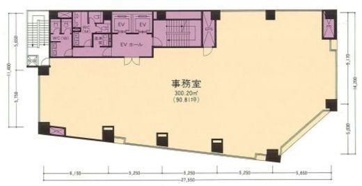 竹橋3-3ビル 7階 間取り図