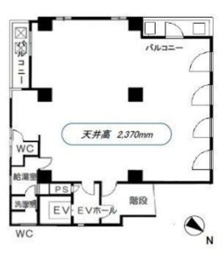 一番町コート 3階 間取り図