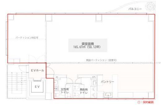 スプラウト日本橋浜町(旧:友泉日本橋浜町ビル) 9階 間取り図