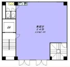 芝崎ビル 5階 間取り図