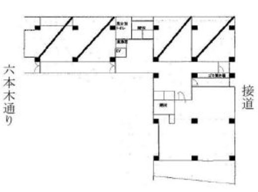 六本木福吉町ビル 103 間取り図
