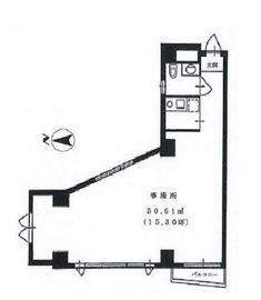 大藤ビル(恵比寿) 301 間取り図