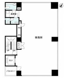 DO築地ビル 6階 間取り図