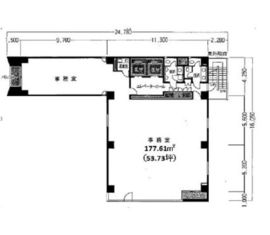 NSビル(馬喰町) 7階 間取り図