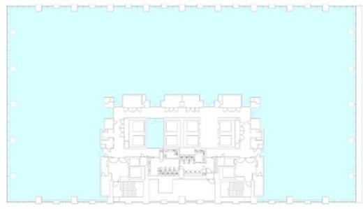 テラススクエア 8階 間取り図