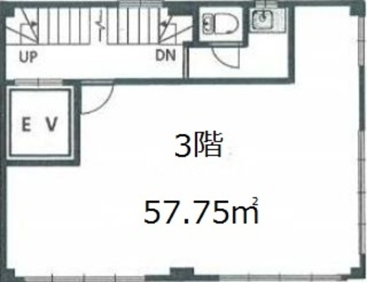 第11大協ビル 3階 間取り図
