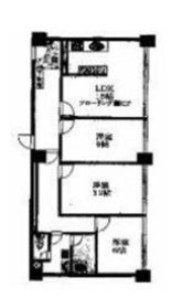 大永初台マンション 403 間取り図