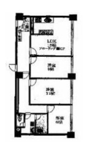 大永初台マンション 303 間取り図