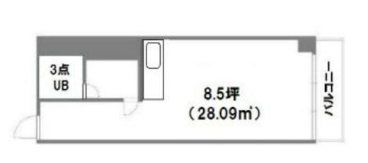 小野木ビル 407 間取り図