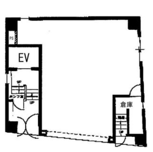 本間ビル 1階 間取り図