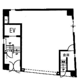 本間ビル 1階 間取り図