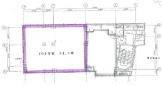 新大宗円山ビル 701 間取り図