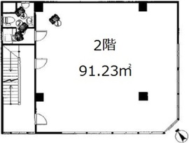 兜町第一ビル 2階 間取り図