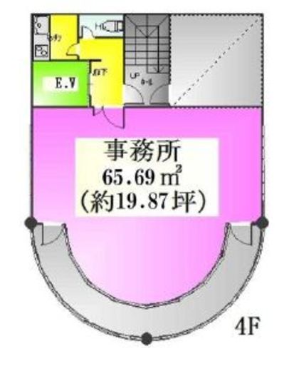 ディアテックビル南青山 4階 間取り図