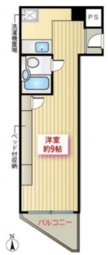 ライオネス浜松町 3階 間取り図