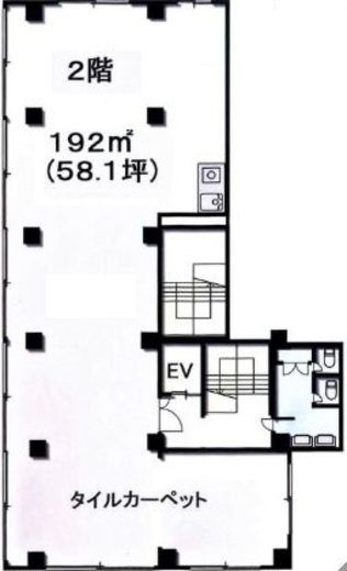 液済会ビル 2階 間取り図