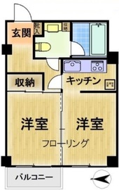 明石町ツインクロス 714 間取り図