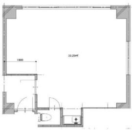 奥山ビル 2階A 間取り図