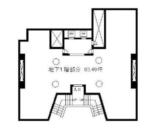 コリンズ33ビル B1階 間取り図