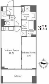 シティタワー銀座東(SOHO) 325 間取り図