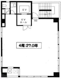 細矢ビル 4階 間取り図