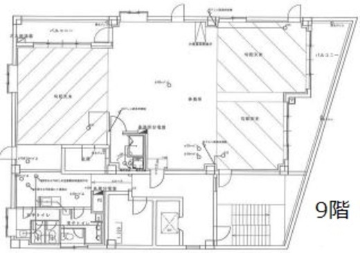 IXOSビル 9階 間取り図