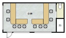 キャッツビル 1階 間取り図