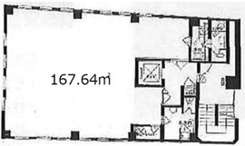 紀尾井町鶴屋ビル 7階 間取り図