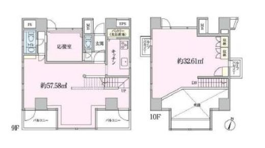 VORT青山一丁目Dual's 901 間取り図