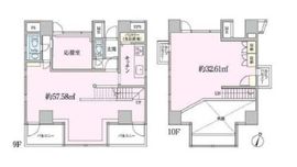 VORT青山一丁目Dual's 901 間取り図