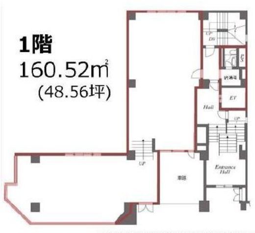 ARISTO虎ノ門（宮田ビル） 1階 間取り図