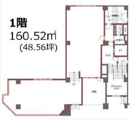 ARISTO虎ノ門（宮田ビル） 1階 間取り図
