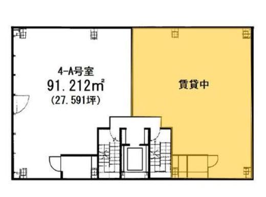 GATO秋葉原ビル 4階A 間取り図