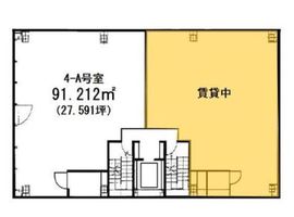 GATO秋葉原ビル 4階A 間取り図