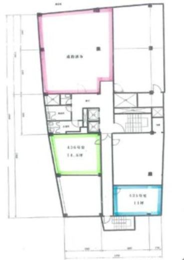 新大宗ビル3号館 436 間取り図