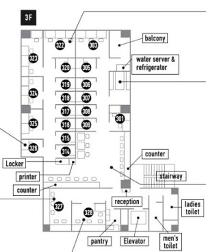 プレミアムオフィス神田 316 間取り図