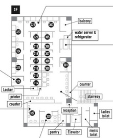 プレミアムオフィス神田 319 間取り図