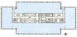 丸の内郵船ビルディング 711 間取り図