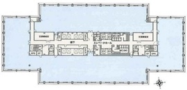 丸の内郵船ビルディング 712A 間取り図