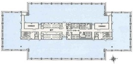 丸の内郵船ビルディング 712B 間取り図