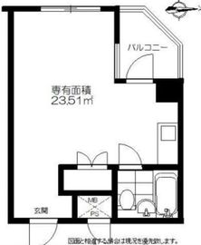 ヴィラパルテノン 3階A 間取り図