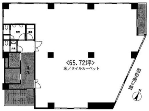 神田北辰ビル 3階 間取り図