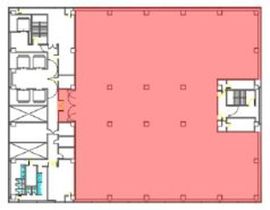 天王洲ファーストタワー 14階 間取り図