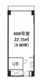 ニュー千駄ヶ谷マンション 408 間取り図