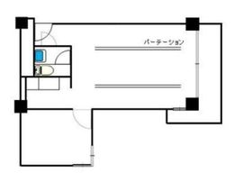 ニュー千駄ヶ谷マンション 406 間取り図