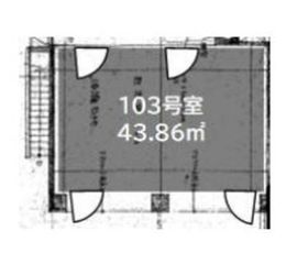 ニュー千駄ヶ谷マンション 103 間取り図