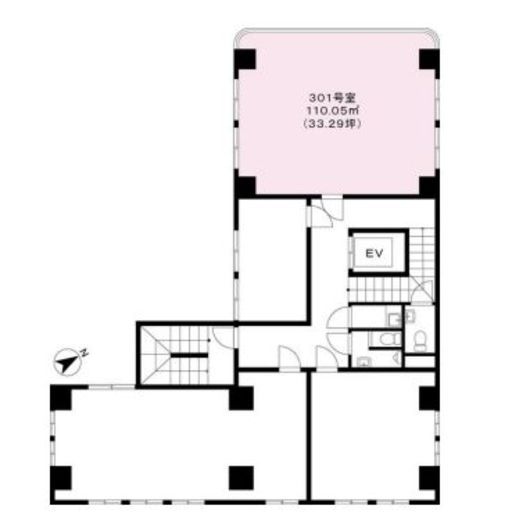 サンポウ綜合ビル 301 間取り図