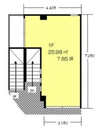RDMビル 1階2 間取り図