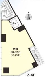 ピア麻布十番Ⅲ 4階 間取り図